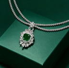 18K Emerald Pendant