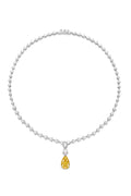 18K Yellow Sapphire Necklace