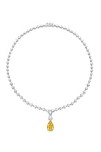 18K Yellow Sapphire Necklace