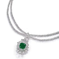 18K Emerald Pendant