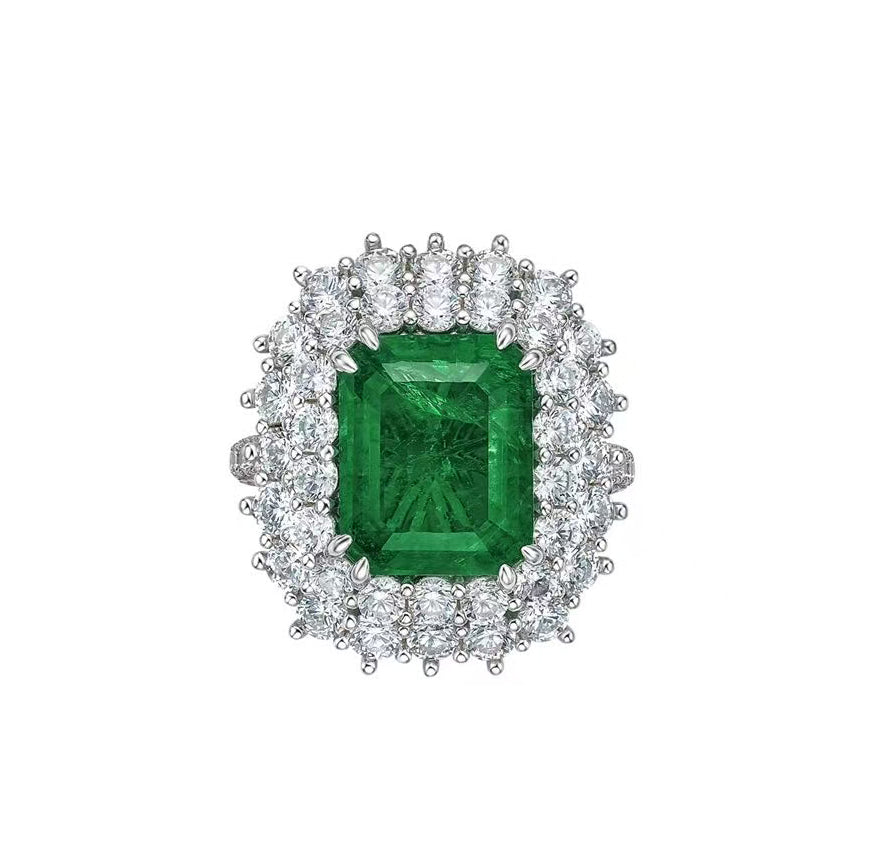 18K Emerald Ring