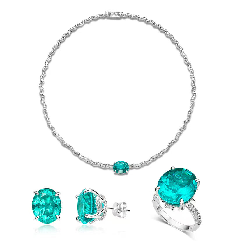 18K Paraiba Necklace