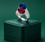 18K Two-Tone Ruby Ring