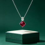 18K Sugarloaf Ruby Pendant