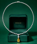 18K Yellow Sapphire Necklace