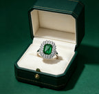 18K Emerald Ring