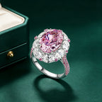 18K Pink Gemstone Ring