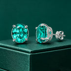 18K Paraiba Stud Earrings